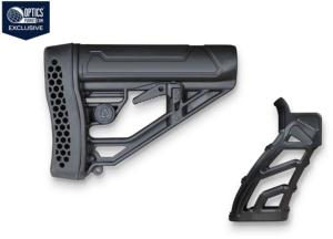 Adaptive Tactical OpticsPlanet Exclusive EX AR Rifle Mil-Spec Stock w/LTG AR Grip Combo Set, Black, AT-02012-1900