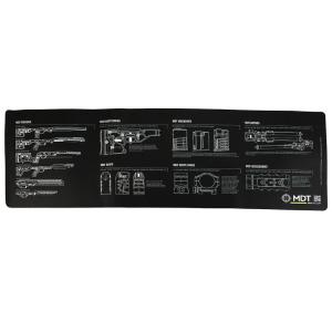 MDT Multi-Product Vulcanized Rubber Bench Mat 107247-BLK