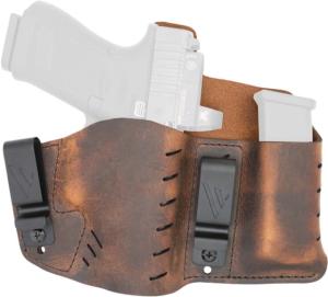 Versacarry Element Holster - IWB - With Mag Pouch - Brown - Size 4, 32114