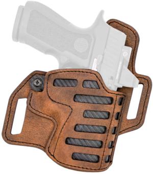 Versacarry Compound Holster - OWB - Polymer/Brown Hybrid - Size 4 - Left Hand, C2214-1L