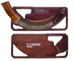 PODAVACH U-Loader , Basic, AR15, AK Magazine Speed Loader, Natural wood, NSN n, L15BR