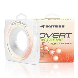 Kast King Kovert Xtreme Fluorocarbon Fishing Line, Clear, 8 lb/200 yd, KKLIFLOKX200YCL8