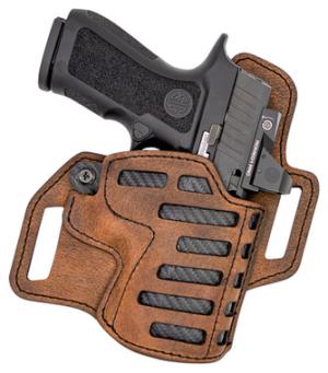 Versacarry C22122 Compound OWB Size 02 Brown Leather Belt Slide