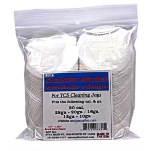 Tcs Tcs Cleaning Patches - Tcs Cleaning Patches 50 Caliber Muzzleloader-12 Gauge