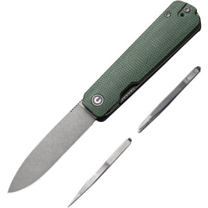 Civivi 21004A1 Sendy Linerlock Knife Green Micarta