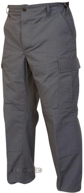 Tru-Spec BDU Pants, 65/36 Poly/Co Rip, Charcoal Grey, Medium, Regular 1308004