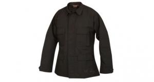 Tru-Spec Polyester-Cotton Ripstop BDU Jacket, Black, Large, Regular Length 1320005
