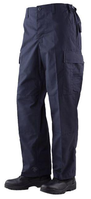 Tru-Spec BDU Pants, 65/36 Poly/Co Rip, Navy, Small, Regular 1335003