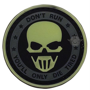 5ive Star Gear Don't Run Ghost Night Glow Morale Patch 6733000 Don't Run Ghost Night Glow Morale Patch