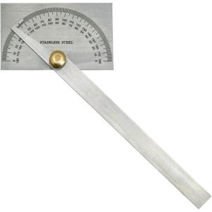 Grizzly Industrial Square Head Protractor, Stainless Steel, T10088