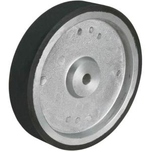 Grizzly Industrial 10in. Aluminum /Rubber Wheel For G1015, G9242