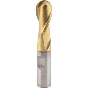 Grizzly Industrial TiN Coated Ball End Mills - 9/16in. Dia., G9883