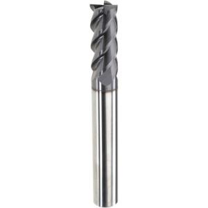 Grizzly Industrial Super Carbide End Mill 3/8in. x 4-Flute, H3449