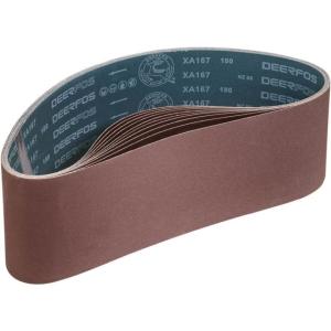 Grizzly Industrial 6in. x 48in. Sanding Belt A180, 10 pc., H3520