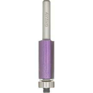 Grizzly Industrial Flush Trim Bit, 1/4in. Shank, 1/2in Dia.Purple, C1080Z