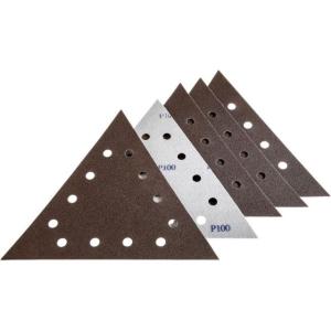 Grizzly Industrial 11-1/4in. Drywall Sanding Triangle, 100 Grit 5-Pk., T28268