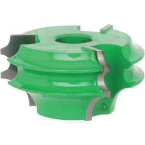 Grizzly Industrial Shaper Cutter - 1/8in. & 3/8in. Quarter Round / 1/4in. Bead, 1/2in. Bore, C2003
