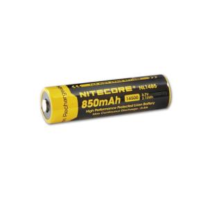 Nitecore NL1485 850mAh 14500 Rechargeable Battery, Yellow, 6952506492398