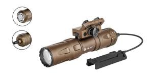 Olight Odin Mini 1250 Lumen Tactical Flashlight | Desert Tan | LAPoliceGear.com