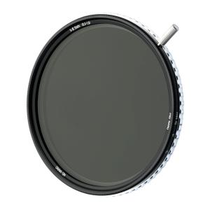 NiSi 62mm True Color ND-VARIO Pro Nano 1-5 Stops Variable ND Filter in Black