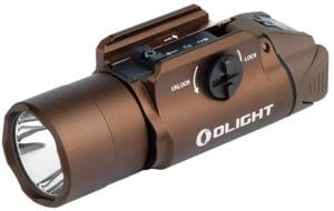 Olight PL Turbo Valkyrie LED Long Range Rail Mount Flashlight, 800 Lumen, Desert Tan, FL-OL-PLTURBO-TN