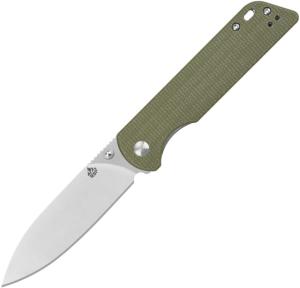 QSP Knife Parrot Linerlock Light Grn V2