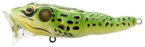 Koppers Live Target Frog Popper Lure 2-1/2 - Fluorescent Green/Yellow 110895
