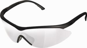 Edge Tactical Eyewear Fast Link Safety Glasses - Black Frame, Clear Lens XFL611