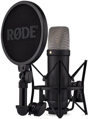 Rode RØDE NT1 5th Generation Large-Diaphragm Studio Condenser Microphone with XLR and USB Output (Black)