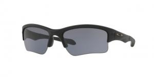 Oakley Quarter Jacket Youth Sunglasses 920006-61 - Men's, Matte Black Frame, Grey Lenses