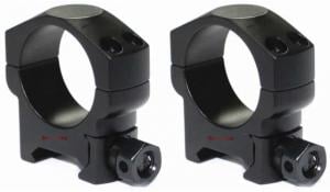 Vector Optics Tactical Riflescope Rings, 30mm Tube, Picatinny/ Weaver, 21.5mm Height, 6063-T6, Matte, Black, SCTM-27