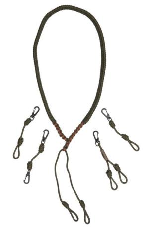 Avery Outdoors Round Braid DIY Lanyard,Foam Green/Field Khaki 99951