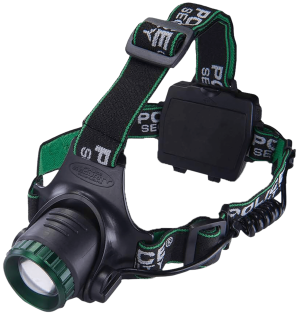 Police Security Blackout-R Rechargeable Headlamp