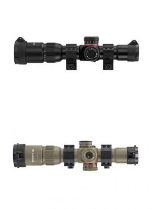 Monstrum G2 1-4x24mm Riflescope, 30mm Tube, FFP, Illuminated Rangefinder Reticle, Adjustable Objective, Black, G2-BFFPS1424-R