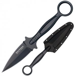 Cold Steel Drop Forged Battle Ring II, 3.5in Blade Length, 52100 High Carbon Steel Knife, 36MF