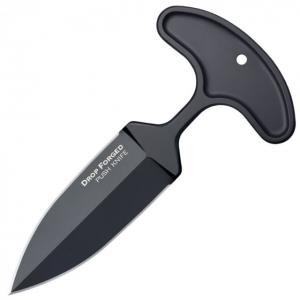 Cold Steel Drop Forged Push, 4in Blade Length, 52100 High Carbon Steel Knife, 36MJ