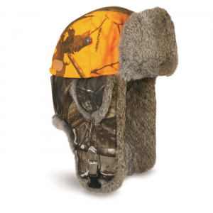 Mad Bomber Camo Fur Hat