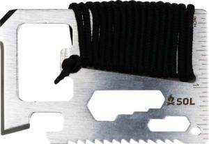 Survive Outdoors Longer PackIt Card Tool, Silver, 0140-0004