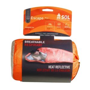 Survive Outdoors Longer Escape Bivvy With Hood, Orange, 0140-1235