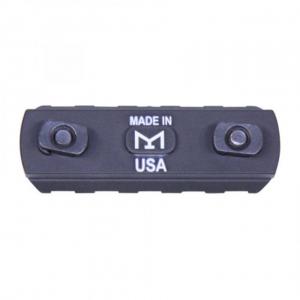 Guntec USA Removable M-Lok Accessory Rail, 2.25in, Black, MLK-RAIL-225US
