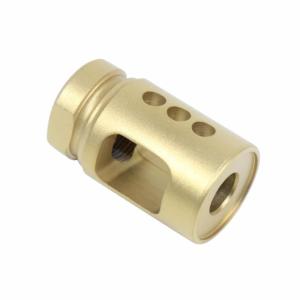 Guntec USA AR-15 Micro Comp Steel Compensator, Tin Coated, M-COMP-TIN