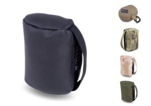 Crosstac Tactical Rear Squeeze Bag / Pre-Filled / Long, Black, 8in, 135620-BLK-L