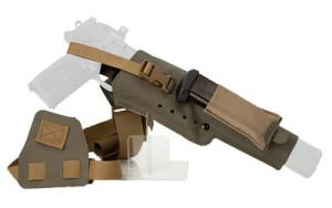 Cole-tac VWX105 Varmint Wrangler XL Pistol Holder Chest Ranger Green Right Hand 185100