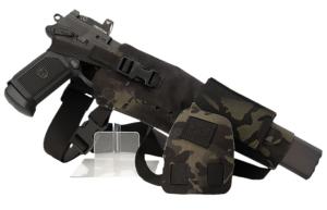 Cole-tac VWX109 Varmint Wrangler XL Pistol Holder Chest MultiCam Black Right Hand 185104
