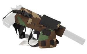 Cole-tac VWX111 Varmint Wrangler XL Pistol Holder Chest M81 Woodland Right Hand 185106