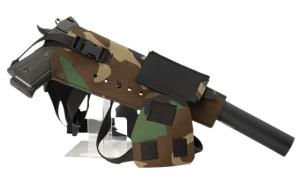 Cole-tac VWX112 Varmint Wrangler XL Pistol Holder Chest M81 Woodland Left Hand 185107