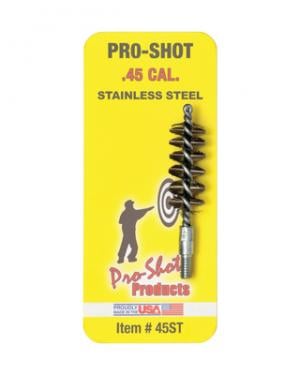Pro-Shot Stainless Steel Pistol Bore Brushes 45ST