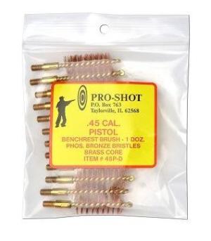 Pro-Shot Benchrest Quality Pistol Bore Brush 8 x 32 Thread Bronze SKU - 150810