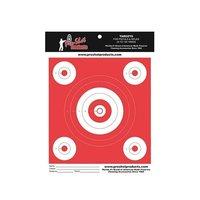 6in Bullseye 2in 4pk Bulls Glo Org 12ct