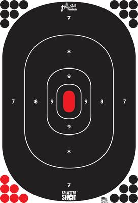 Pro-Shot Target Silhouette Peel and Stick 5pk